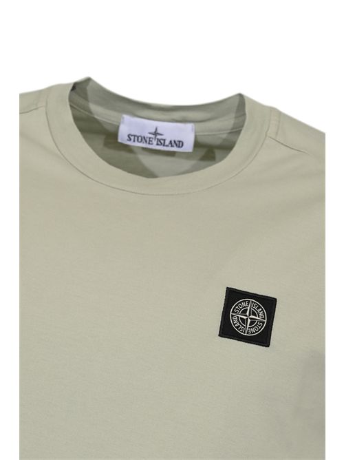 T-shirt 2100027 in cotone Sage STONE ISLAND | 2100027S0013V0055
